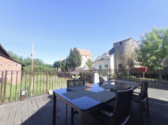 Town House in Superb Setting by the River Loir