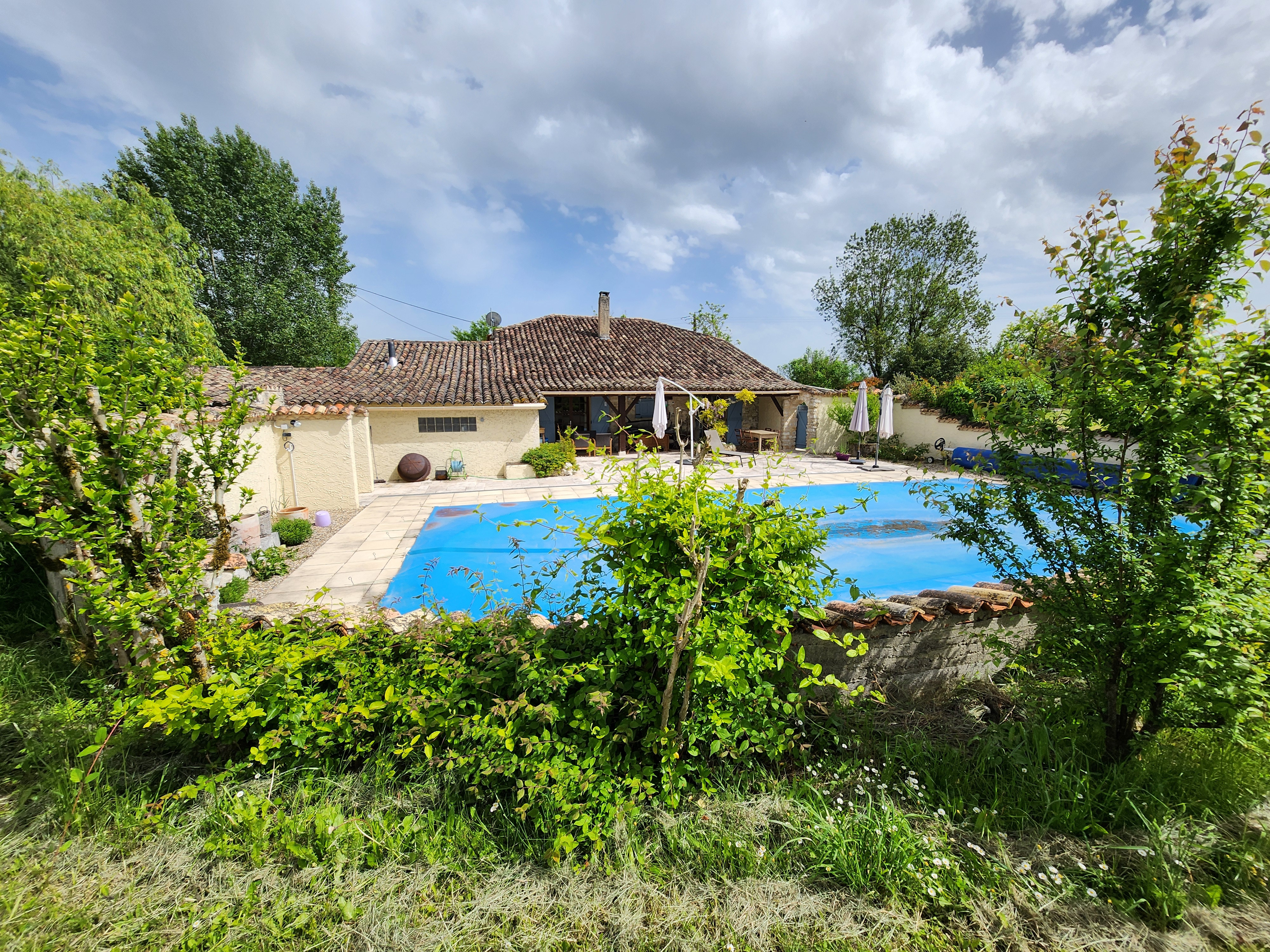 Main House with Guest Gite and Swimming Pool