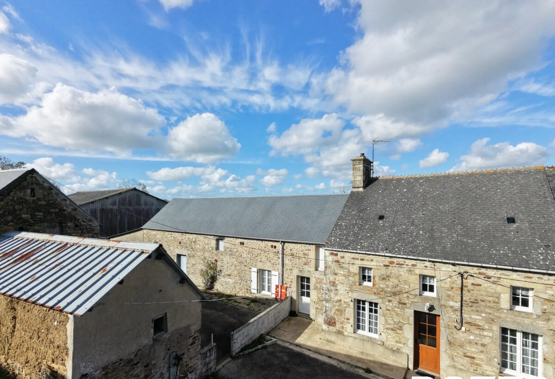 Former Farmhouse with Several Outbuildings