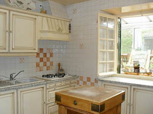 kitchen of house for sale in france