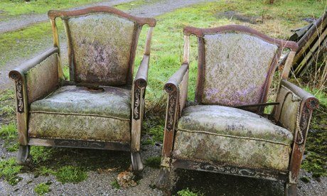 Armchairs in the street