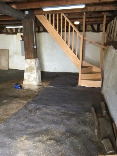 Large Garage with Upper Floor