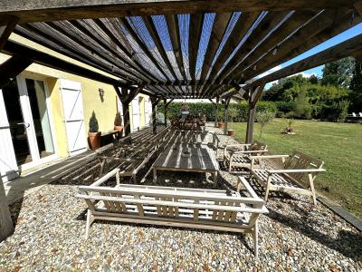 Main House with Guest Cottage and Pool in Large Garden