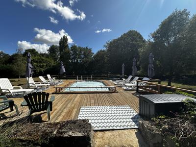 Main House with Guest Cottage and Pool in Large Garden