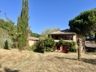 Main House, Guest House, Two Barns, Stables, Pond and More