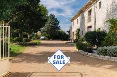 Manor House, Swimming Pool, Guest Cottage and Land