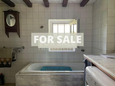 Detached Country Longere Style House with Pond