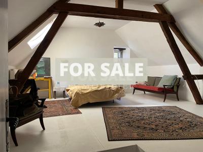 Detached Country Longere Style House with Pond