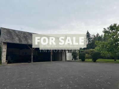 Detached Country House with Covered Pool and Pond