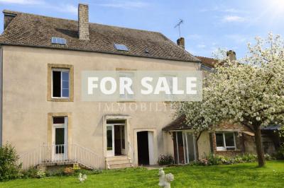 Character in Village with Garden and Garage