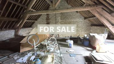 Character in Village with Garden and Garage