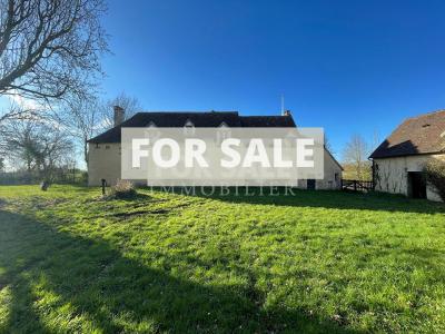 Detached Country House with Lake and Land