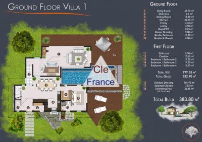 Villa T6 - Piscine- Jardin -tamarin - Riviere Noire