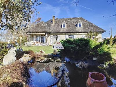 Detached House with Pond in Landscaped Garden