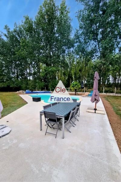 Detached French Style Longere Farmhouse with Swimming Pool