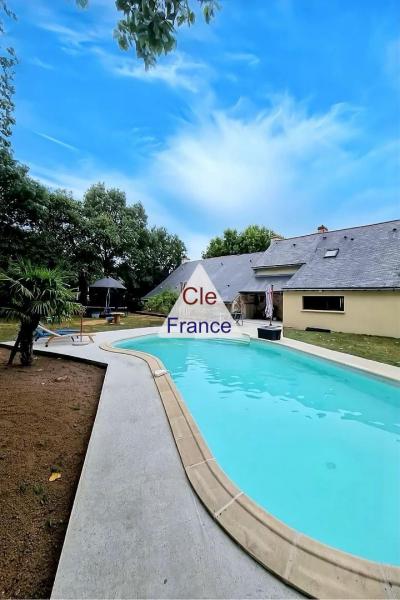 Detached French Style Longere Farmhouse with Swimming Pool