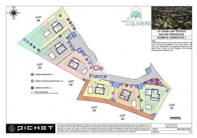 Aix En Provence - Quartier Pey Blanc - Terrain Constructible Viabilise - 541 M2 - 400 000a