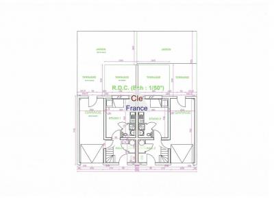 House Divided into Two Vacant Apartments