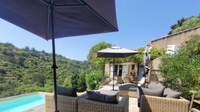 Superb Farmhouse with Pool on a Terraced Plot