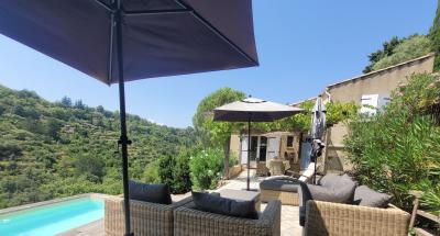 Superb Farmhouse, Terraced Plot with Pool