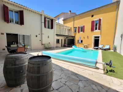 Winegrower's Property With Stone Outbuilding And Swimming Pool