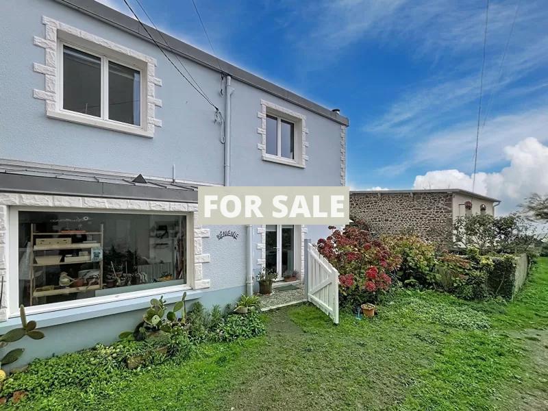 Coastal House with Garden and Sea View