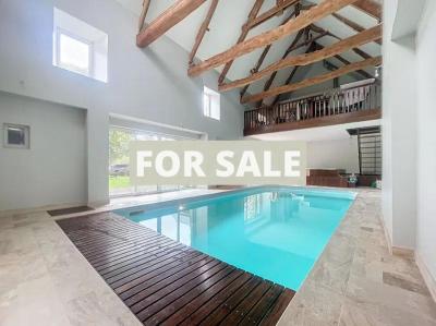Manor House with Indoor Pool and Lake