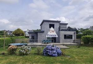 Detached Coastal House with Garden and Sea View