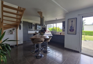 Detached Coastal House with Garden and Sea View