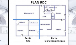 Chateau Style Detached House with Guest Gite