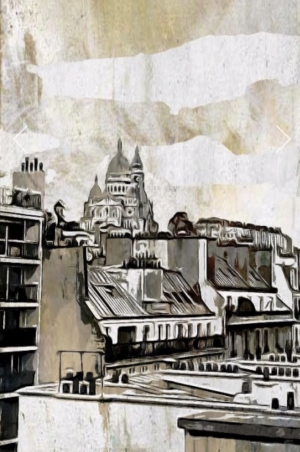 A Room with a View in Paris with View of Sacré-Coeur