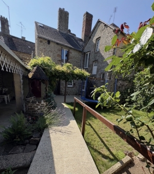 House with Garden in Medieval Village with Lake