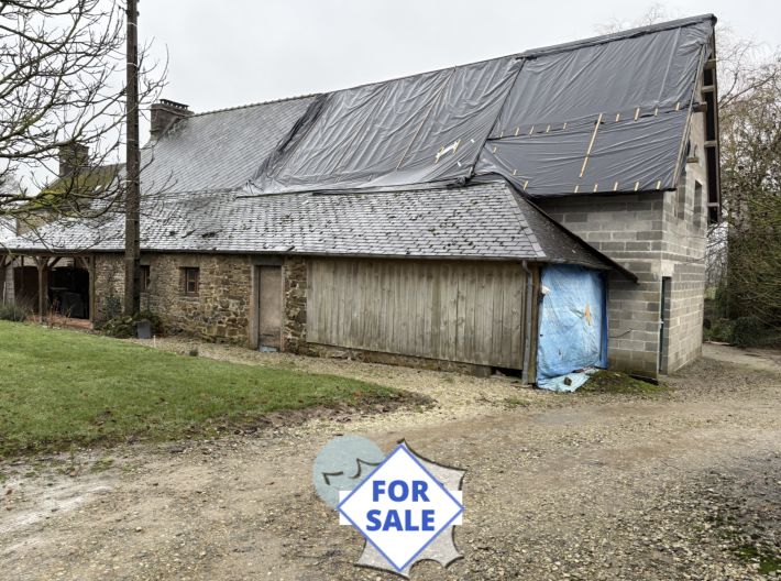 Farm House and Farm Complex Outbuildings with Land