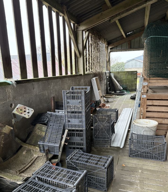 Farm House and Farm Complex Outbuildings with Land