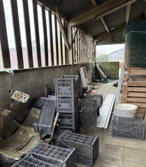 Farm House and Farm Complex Outbuildings with Land