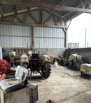 Farm House and Farm Complex Outbuildings with Land