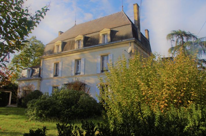 Chateau Style Property With Guest Gite, Pool and Riverside