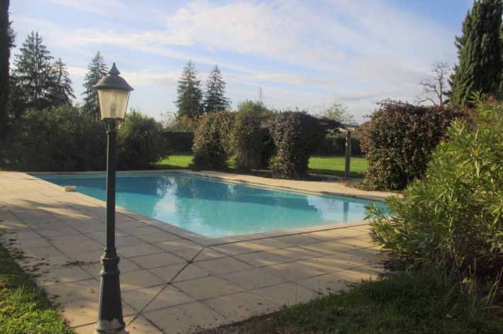 Chateau Style Property With Guest Gite, Pool and Riverside