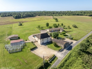 Detached Country House with Large Pool and Business