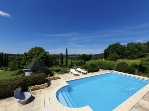 Main House and Two Guest Gites with Pool and Panoramic View