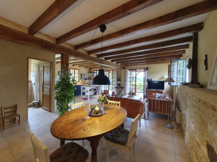 Main House and Two Guest Gites with Pool and Panoramic View