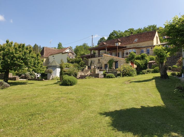 Main House and Two Guest Gites with Pool and Panoramic View