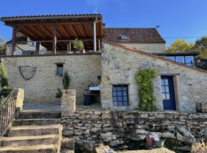 Main House and Two Guest Gites with Pool and Panoramic View
