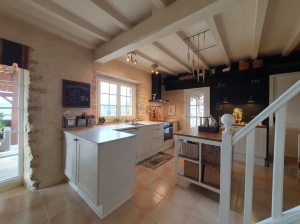Main House and Two Guest Gites with Pool and Panoramic View