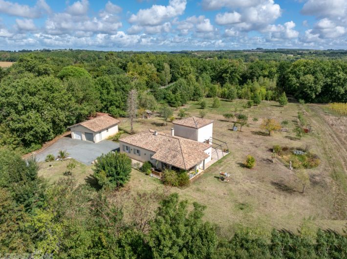Detached Country House With Open Views and Land