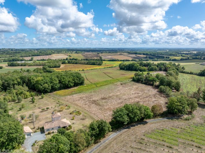 Detached Country House With Open Views and Land