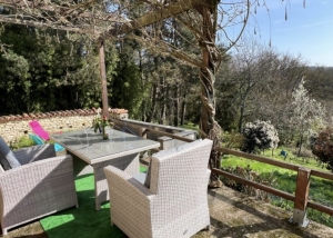 House With Garden, Woodland & River Frontage