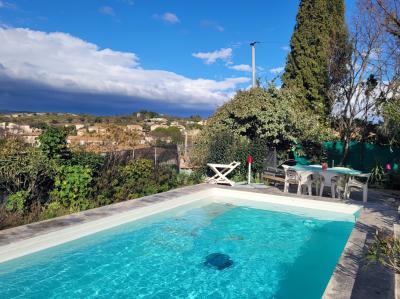 Former Farmhouse with Pool and Panoramic Views