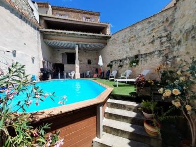 House With Semi Converted Garage, Terrace,Courtyard With Pool