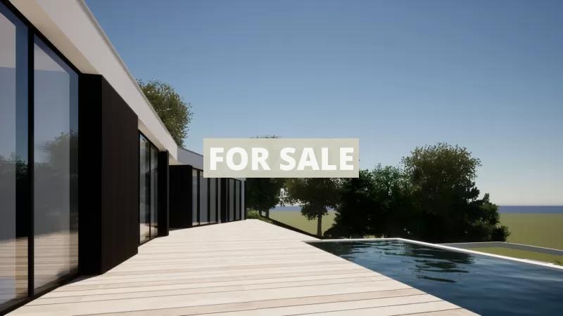 New Build Contemporary Detached House with Sea View